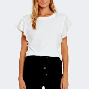 ATM Anthony Thomas Melillo - Mix Media Flute Sleeve Tee